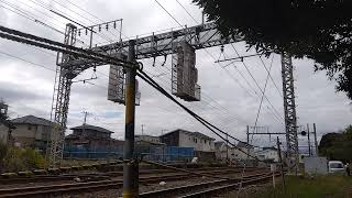 JR東海、東海道本線、東田子の浦駅付近の踏切撮影313系と211系