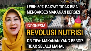 REVOLUSI NUTRISI: LEBIH DARI 50 % RAKYAT INDONESIA TIDAK BISA MENGAKSES MAKANAN BERGIZI