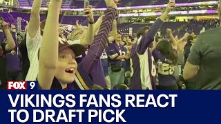 Minnesota Vikings fans react to J.J. McCarthy draft pick