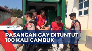 Pasangan Gay di Banda Aceh Dituntut 100 Kali Cambuk