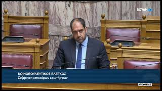 Επίκαιρη ερώτηση Σέβης Βολουδάκη στη Βουλή / 11.11.2024