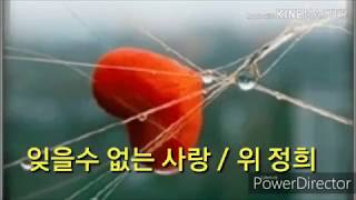 잊을수 없는 사랑 가사 /  위 정희