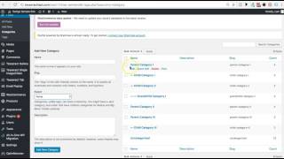 Adding and Organize Wordpress Blog Categories
