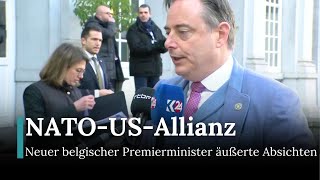 De Wever: Der neue belgische Premierminister sprach über die NATO-US-Allianz für die Region | AC12