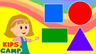 Best Learning Videos for Toddlers | Learn Shapes with Colors | Shapes Collection | KidsCamp