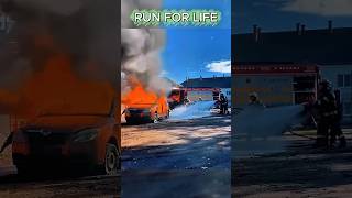 Racing Against Death: Firefighter's Dash #firefighter #rescue #hero #bravery #shorts