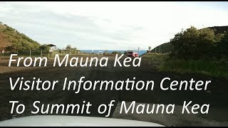 Driving in Mauna Kea