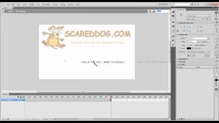 Scrolling Text Marquee - Flash CS5