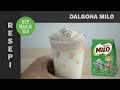 Resepi Dalgona Milo Simple Ovalet Mixer tanpa Whipping Cream Viral Mudah dan Senang