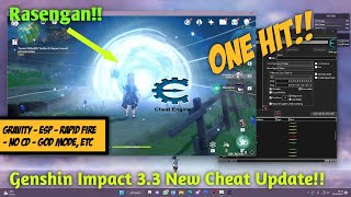 (UNDETECTED!) Cheat Genshin Impact 3.3 - God Mode, No Cooldown and More!!