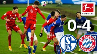 Müller's Brace and Kimmich's Assist Hattrick | Schalke 04 - Bayern München 0-4 | Highlights