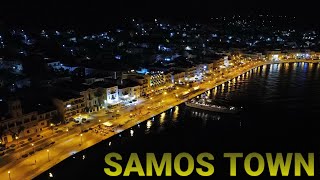 Samos Town By night / Aeolis Hotel PoolBar / DJI Mini