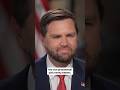 JD Vance on Donald Trump's suggestion that VP picks rarely matter #shorts