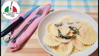 Ravioli di pasta all'uovo di semola con speck e ricotta - FIWL