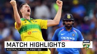 Aussies bounce back to outclass India | First Gillette ODI