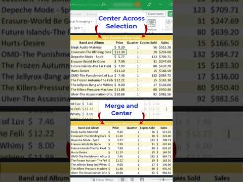 Truco de Excel: centrar texto en varias celdas: truco fácil #shorts #exceltips #exceltutorials #excel