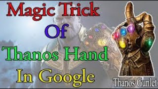 NEW Avengers Endgame Easter Egg! *Google Thanos*