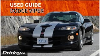 3 Tips For Used Dodge Viper Buyers | Used Car Guide | Driving.ca