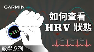 【教學】如何查看 HRV 狀態