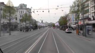 Spårvagn Linje 3 ( Tram line 3 in Gothenburg), hela turen på 10 minuter