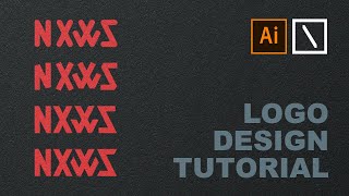 NXWS Logo Design | Adobe Illustrator Tutorial