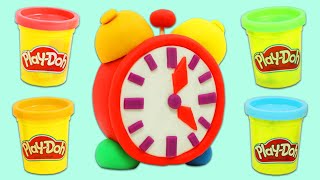 How to Make a Cute Rainbow Play Doh Alarm Clock | Fun & Easy DIY Play Dough Arts and Crafts!