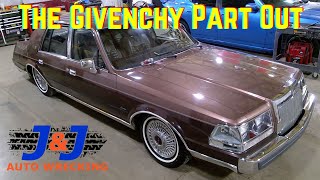 1987 Lincoln Continental Givenchy Part Out Test Video MHLN319