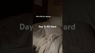 45 HARD: Day 3 🎧👟 #shorts #reels #happy #resolution #75hardchallenge #vlog #college #subscribe