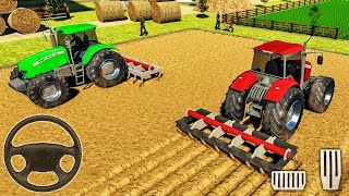 Real Farming Tractor Simulator 2020 - Wheat Plowing & Harvesting Field - Android Gameplay