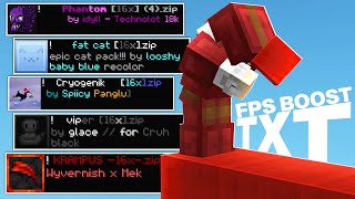 Top 5 Najlepszych TexturePacków na BedWars (FPS BOOST)