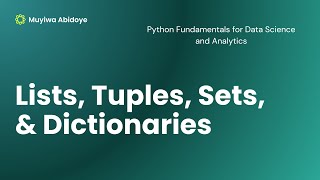 Basic Data Structures Part 2 (Tuples)