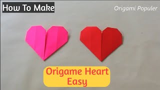 Make Origami Heart I Tutorial Origami