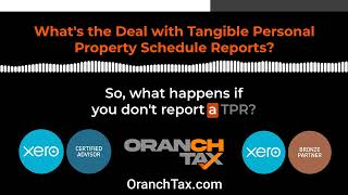 What's the Deal with Tangible Personal Property Schedule Reports?