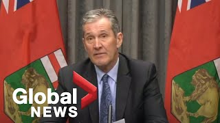 Coronavirus outbreak: Manitoba premier announces additional $120M for front-line workers | FULL