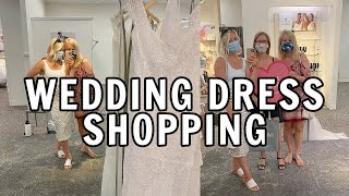 WEDDING DRESS SHOPPING: BHLDN + David's Bridal