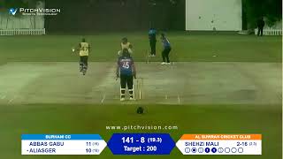 JMR PEARL CUP SEASON 17 \\ BURHANI CC VS AL SUWRAH CRICKET CLUB