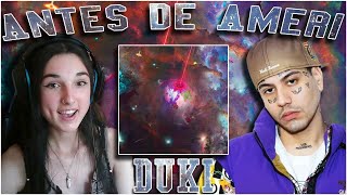 REACCIONO A ANTES DE AMERI *album completo de duki* | Sara Macías