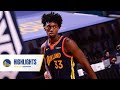 James Wiseman Posts Career-High 20 Points in Warriors' Win - January 20, 2021