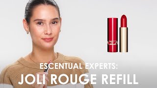 Escentual Experts Swatch Clarins Joli Rouge Lipstick Refills