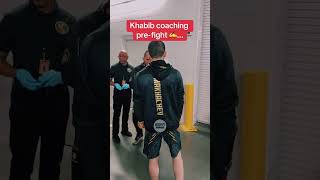 Khabib coaching 👀 #UFC302