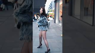 beautiful girl street fashion outfits style #tiktok #chinesefashion #mejoresstreetfashion #shorts