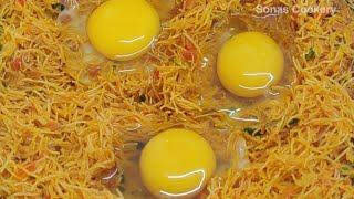 Easy Breakfast Recipe | How To Make Tasty Egg Semiya