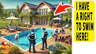 Neighbor Sneaks Into My Backyard Pool, Calls Cops When I Install a Gate to Keep Him Out!