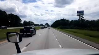 BigRigTravels LIVE! Hardeeville, South Carolina to Kingsland, Georgia Interstate 95 South-8/19/18