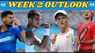 2025 Australian Open - Week 2 Outlook