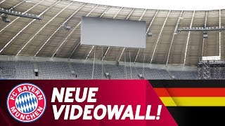 200 Quadratmeter! Die neuen Videowände in der Allianz Arena | FC Bayern