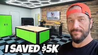 Epic Garage Makeover: I Saved THOUSANDS By Doing This!