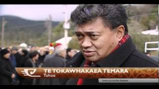 Iwi pay their respects to fallen leader