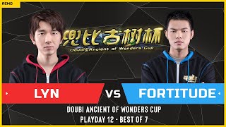 WC3 - Doubi Ancient of Wonders Cup - Playday 12: [ORC] Lyn vs Fortitude [HU]
