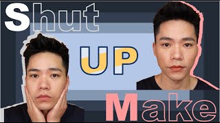 一起玩囅品|男性彩妝|Shut up \u0026 Make up|不說話只化妝